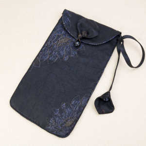 Vintage Style Xiangyun Silk Phone Purse Womens Crossbody Handbag New 2024 Fashionable Cotton Art Coin Purse Youth Suitable