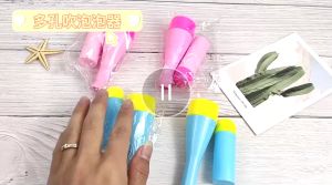 Bubble Blowing Toy Vibrato With The Same Type Of Explosive Bubbles Blowing Bubble Stick 10082