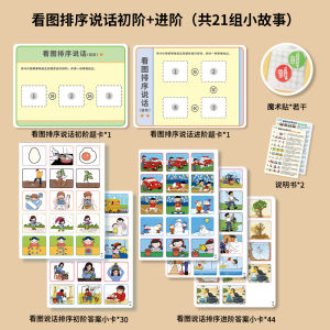 Preschool Story Sequencing Picture Speaking Object Cognition Sequence Small Medium Large Class Language Training Teaching Toys