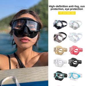 ZMZDIVE | Anti-water Ingress Nose Protection HD Anti-fog Swimming Goggles