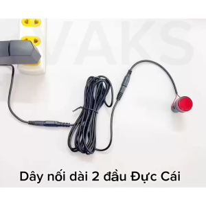 Jack nối DC đầu đực sang cái 5.5*2.1 tuỳ chỉnh _ chiều dài dây 1 mét và 3 mét