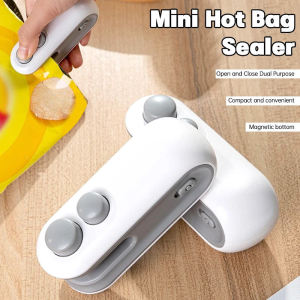 Portable Sealer Mini Heat Bag Sealing Machine Heat Sealer For Snacks Rechargable Heat Sealer Multi-function Kitchen Tool