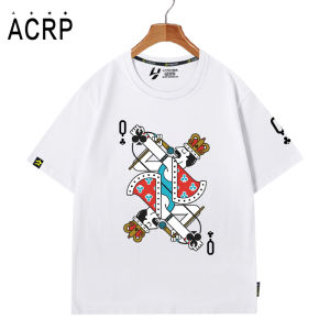 Creative Poker Characters Leisure Loose Cotton Fun T-Shirt