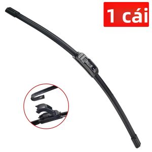 PINMOAP Đa Năng Ô Tô Lưỡi Lau Xe 9mm J Hook U Hook Loại Cao Su Thay Thế Kính Chắn Gió Cho Tầm Nhìn Rõ Ràng Phụ Kiện Ô Tô