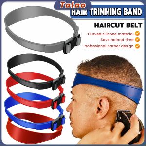 Hair Trimming Hairband Neckline Shaving Template Hair Cutting Guide Haircut Curved Silicone Headband