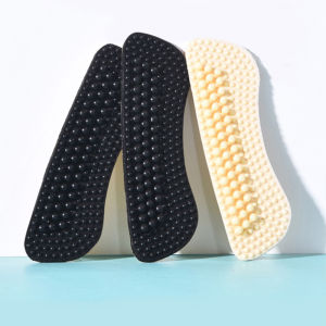 Heel Insoles Massage Pain Relief Cushion Anti-wear Adhesive Feet Care Pads Heel Insert