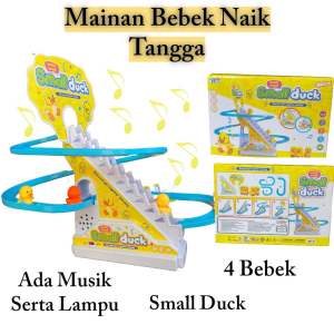 MURAH!!!(BISA COD)MAINAN BEBEK NAIK TANGGA UNTUK STIMULASI TENGKURAP TUMMY TIME /MAINAN SMALL DUCK TRAIN TRACK