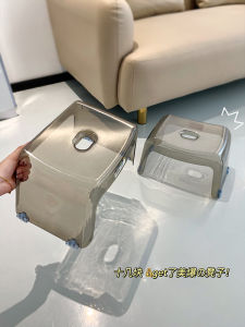 Acrylic Small Square Stool Childrens Stool Bench Thickened Non Slip For Home Transparent Chair Living Room Adult Bathroom Low Stool