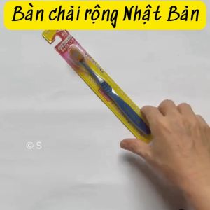 Bàn chải to rộng theo kiểu của Nhật Bản 1 lông mềm dùng rất dễ chịu mà răng sạch hơn rât chất lượng phong cách Nhật-Shop TIVT