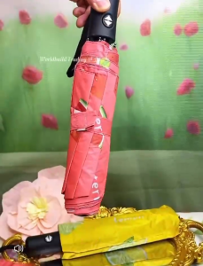 Automatic Open Closed Umbrella Fruit Print Sunny Rainy Day Dual-use Umbrella Folding Portable UV Protection Umbrella