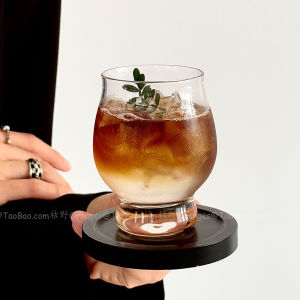 แก้วกาแฟดั้งเดิมสไตล์ย้อนยุคแบบน้ำแข็ง แก้วดื่มเครื่องดื่มแบบลำลอง แก้วดื่มแอลกอฮอล์แบบผสม แก้วดื่มแบบลำลองสำหรับผู้ชายและผู้หญิง