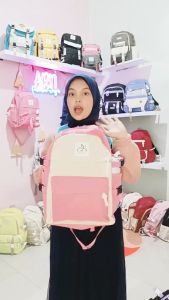 Tas Populer 2023 Ransel Perempuan Kekinian tas Punggung Sekolah Wanita SMP SMA SMK Dewasa Sederhana Remaja Gendong Cewek Cowok Kasual Terbaru Belanja Murah Aman Dari Rumah aja!