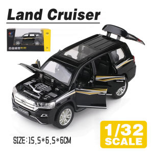 LEO 1:32 Land Cruiser Metal Diecast Alloy Toy Car Model Trucks For Kids Toys Vehicles Hobbies Collecti