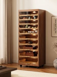 OYIla | Multifunction Display Storage Cabinet Tea Ware Shelf