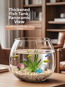 CHONGXIAOSHUAI | Desk New Style Imitation Glass Integrated Fish Tank