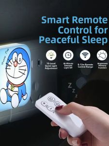 Remote Control Small Night Lamp LED Intelligent Dimming Timing Bedroom Bedside Sleep Baby Feeding Eye Protection Energy Saving Night Light