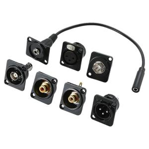 TERIUX | Audio Adapter 3.5mm to XLR Female 6.5mm to XLR Male