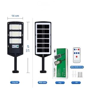 Đèn LED Năng Lượng Mặt Trời 100000LM 5000W Đèn Ngoài Trời Cảm Biến Chuyển Động Đèn Đường Điều Khiển Từ Xa Đèn LED Chiếu Sáng Cho Sân Nhà Để Xe