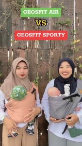 Geosfit SPORTY Gendongan Bayi Newborn Kekinian Super Sat Set Simple Gendongan Kaos ORIGINAL Asli Berkualitas Murah TERBARU