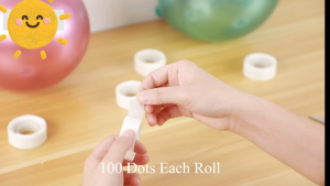 Clear Removable Balloon Glue Dots Double Sided Adhesive For Party Wedding Decor