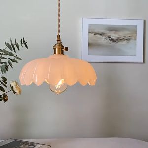 Ceiling Lamp โคมไฟเพดานโคมระย้าแก้วทองเหลือง โคมไฟLED ร้านอาหาร บาร์ คาเฟ่ หลากหลายรูปแบบ