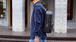 WIWU Laptop Backpack Mens Anti-Theft Backpack Waterproof Fashion Travel Backpacks with Fingerprint Lock Fit up 15.6 inch Laptop