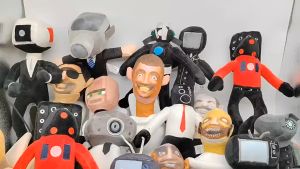 UB Skibidi Toilet Plush Toys Horror Prank Game Speakerman Bosses Camara Titan Man UFO Monitor TV Man Cartoon Stuffed Doll Kids Birthday Halloween Gift
