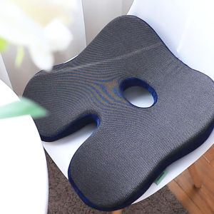 Gối đệm ngồi chỉnh hình Memory Foam công thái học giảm đau thần kinh tọa