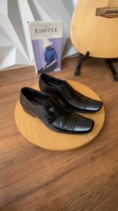 Sepatu Pantofel Kerja Pria Kulit Brand Lokal Fordza 9011