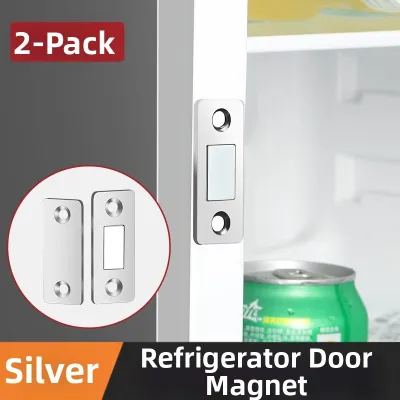 Fridge Door Magnetic Lock Magnet Iron Fridge Safety Lock Child Proof Absorption Strip Refrigerator Door Close Tightener