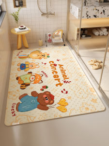 ovzf | Non-slip Bath Mat with Suction Cups Waterproof