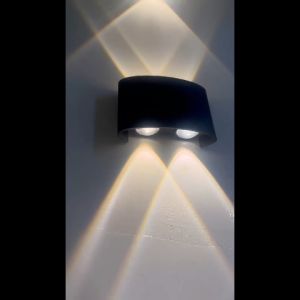 LED LAMPU DINDING TEMPEL TEMBOK LED INDOOR PLASTIC BODY 4 W 4 LED WARM WHITE 4T LAMPU