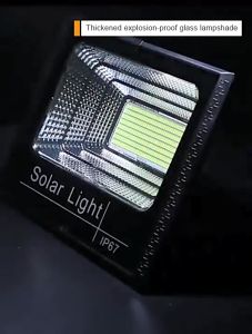 Solar Light Auto-sensing Outdoor Flood Light Remote Control Waterproof LED Street Light 1000W 2000W