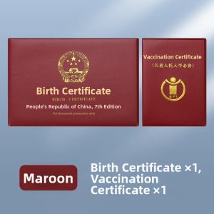 Certificate & Vaccination Booklet Protection Cover New 2024