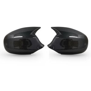 2PCS Rearview Side Case Trim ABS Carbon Fiber Style Car Rearview Mirror Cover For BMW E87 E81 E82 E90 E91 E92 E93