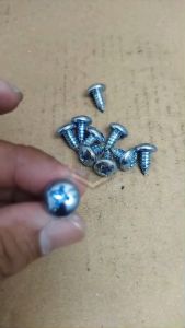 10 BIJI SEKRUP SKRUP PH PAB P+AB TAPPING 14X1/2 PANJANG 12CM TAPING 14 X 1/2 12 CM OBENG PLUS 12MM 12 MM DIAMETER DRAT 6MM DIAMETER KEPALA 12MM