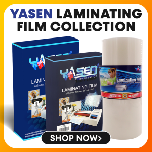 Yasen Laminating Film A4 10PCS 80/125/250 Microns Waterproof for Photos ID Cards Prints