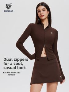 COSLEAF | Fashionable Professional Tennis & Running Jacket for Women