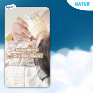 [NEW]NATUR เนเจอร์ INFINIT ขวดนมอินฟินิท PP 9oz แพ็ก 2 (พิมพ์ลาย)