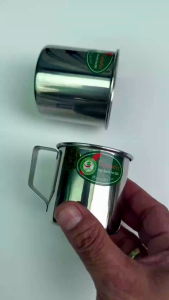 Ca Cốc Ly Tách Inox 304 Nhiều Size Cao Cấp Thaphafac sáng bóng cực kỳ bền đẹp