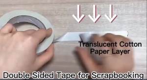 30M Office Double Sided Tape Double Sided Tape Adhesive Sticky Tape For Crafts Scrapbooking Card Making Gift Wrapping DIY Arts