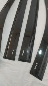 Vè Che Mưa Xe Mazda BT50 2023-2016 Mẫu Vè Đen Cao Cấp Chất Liệu Nhựa ABS