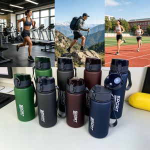 400ML/560ML Brand BPA Free Leak Proof Sports Water Bottle High Quality Tour Hiking Portable My Favorite Drink Bottles Durable