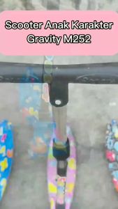 Mainan Outdoor Kickboard Scooter/ Otopet Scooter Bisa Lipat Lampu LED Roda 3 / Gravity Portable Termurah-FRGALLERY