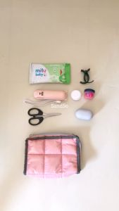 SandSo Wallet Pillow Bag Puffy Kosmetik Makeup Pouch Empuk Anti Air Tas Organizer Travel Toiletry