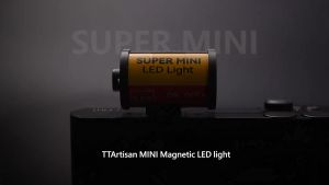 TTArtisan LED Video Light Mini Magnetic 3000 / 4500 / 6000 mAh ไฟแฟลช ไฟติดกล้อง ไฟกล้อง เปลี่ยนสีและปรับระดับความสว่างได้ Cold Shoe Mount Compact & Portable
