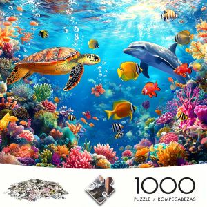 500/1000/1200/2000PCS Jigsaw Puzzle Underwater World Ocean Scene For Adults Great Weekend Relaxation And Family Fun