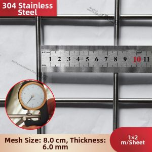 ANCHUN | Stainless Steel 304 Welded Mesh Large Holes Coarse Guard Fence