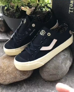 PROMO!!! Sepatu Ventela Evil X Low Black - Casual Shoes Size 38-44