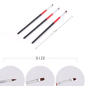 Ob11 Baby Head Pony Hair Makeup Brush 4-Piece Set Coloring Makeup Brush Blush Makeup Artist Tool New Arrival Bjd6 Points Baby